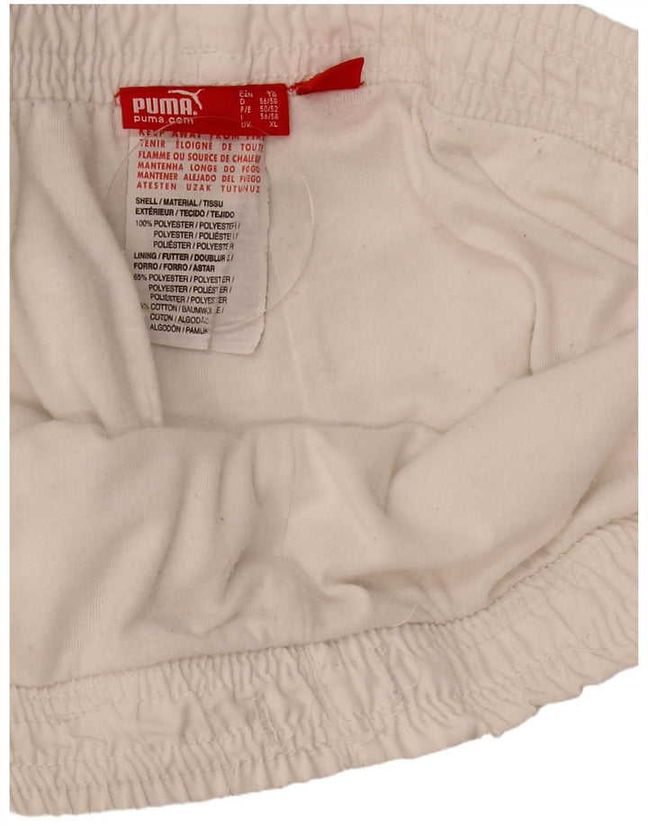 Мужские спортивные шорты Puma с рисунком XL, белый полиэстер