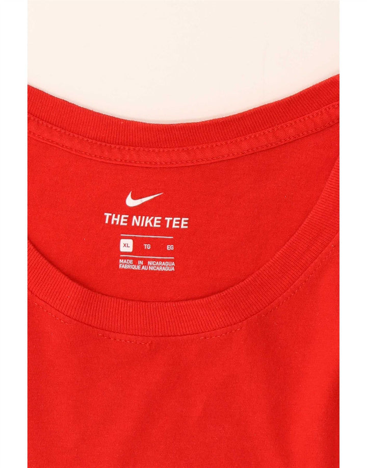 Мужская футболка с рисунком Nike Top XL, красная