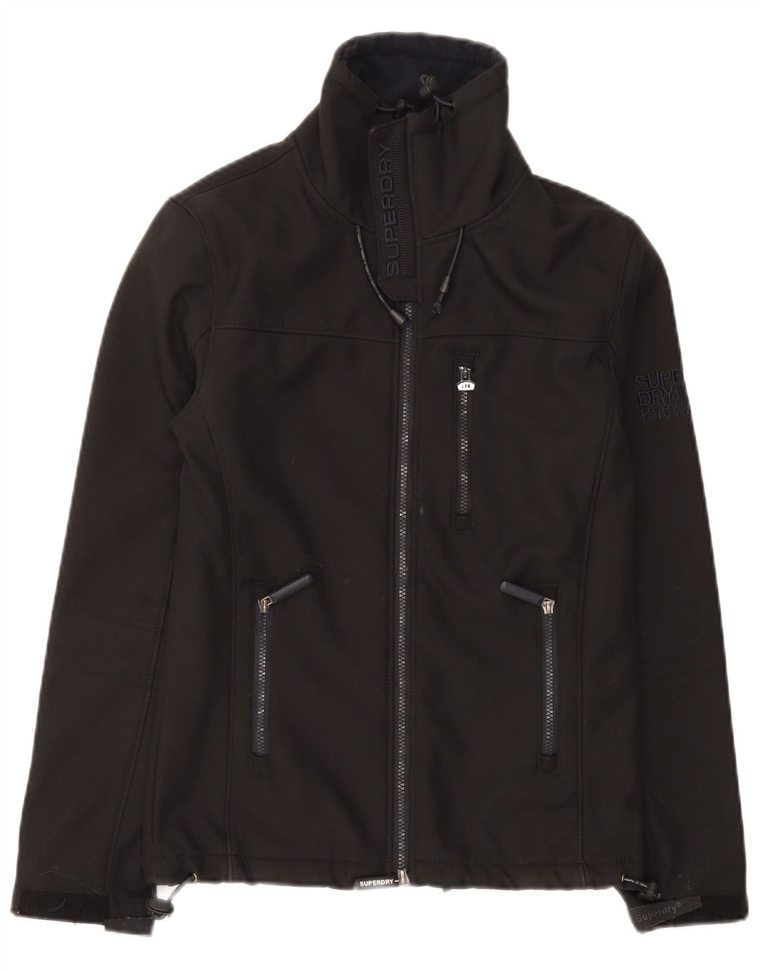Мужская ветровка Superdry Windtrekker UK 34 XS, черный полиэстер