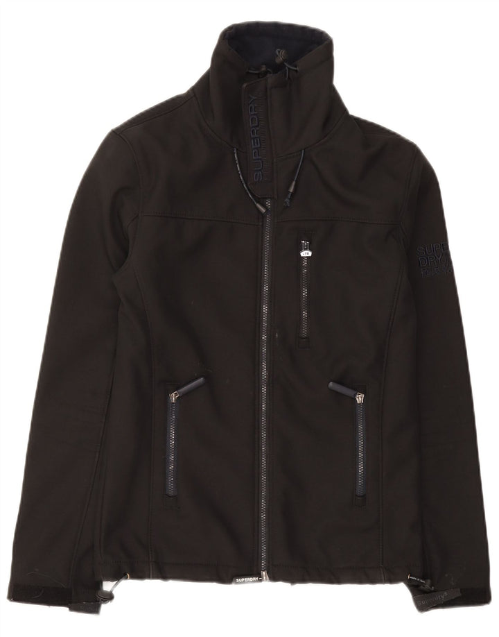 Мужская ветровка Superdry Windtrekker UK 34 XS, черный полиэстер