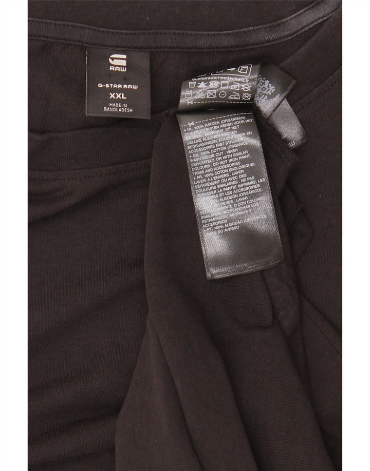 Мужская футболка G-STAR 2XL, черный хлопок