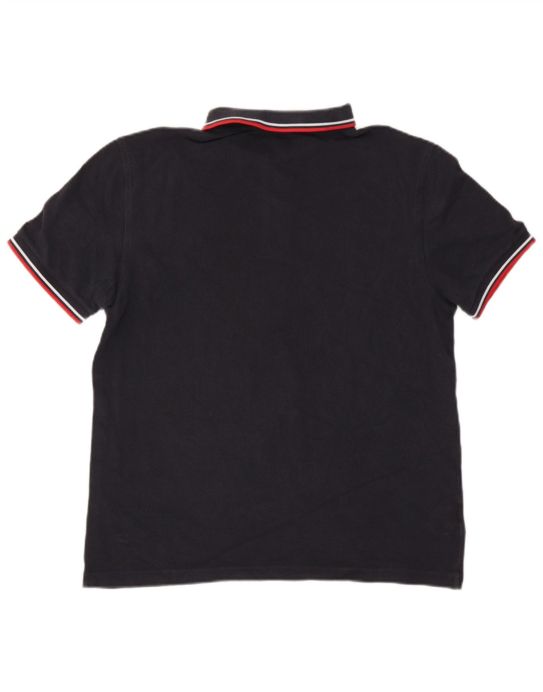 Мужская рубашка-поло Fred Perry, хлопковая темно-синяя полоска большого размера