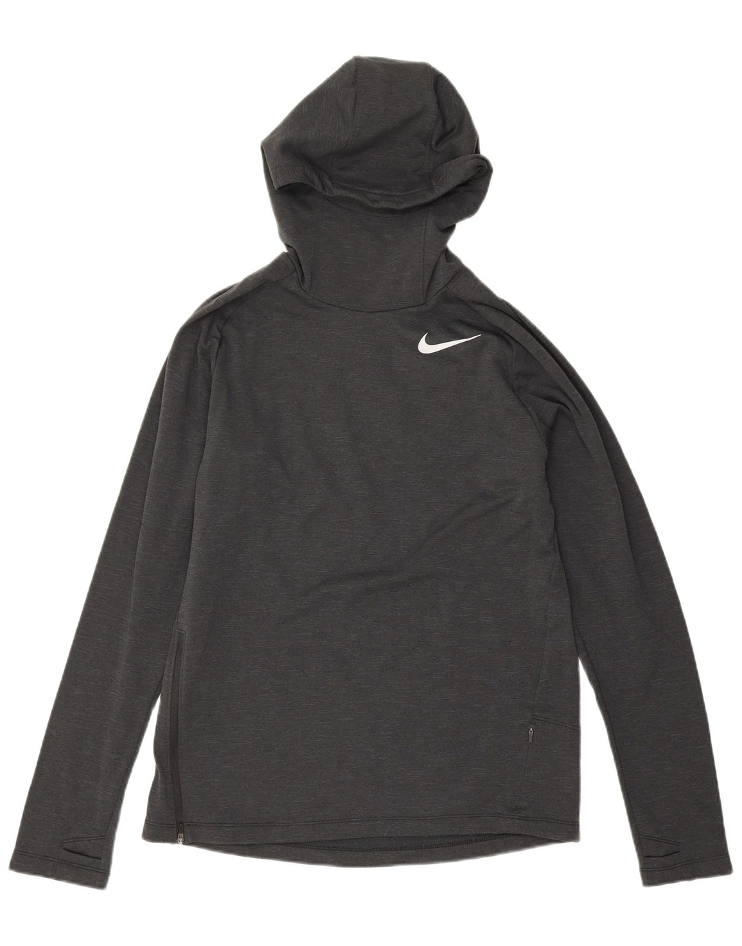 Мужской джемпер с капюшоном Nike Dri Fit, средний черный, полиэстер