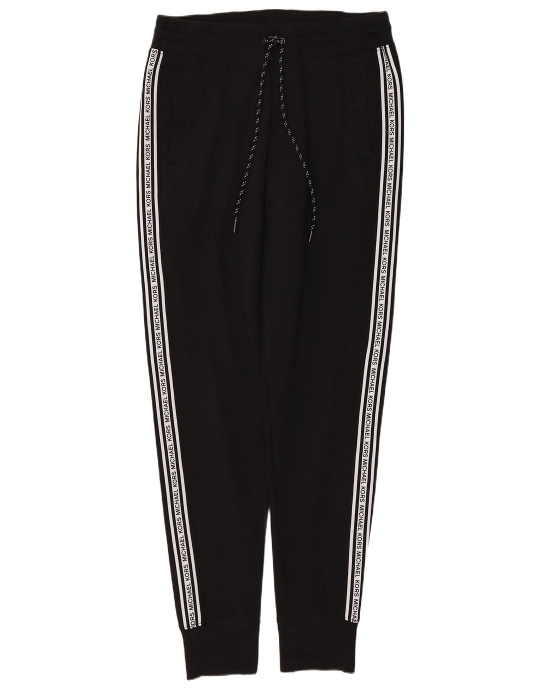 MICHAEL KORS Мужские спортивные брюки с графическим принтом, брюки для бега, маленькие черные хлопковые брюки