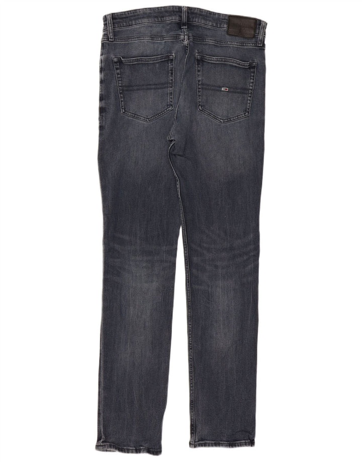 Мужские прямые джинсы Tommy Hilfiger Ryan W34 L34, темно-синий, хлопок