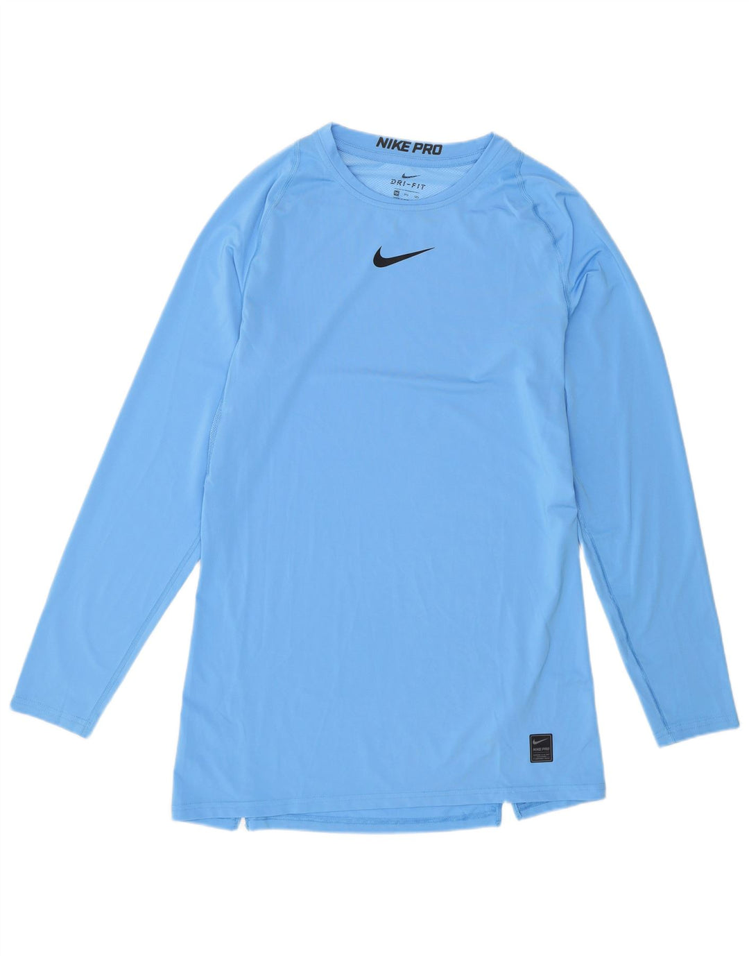 Мужской топ Nike Dri Fit с длинным рукавом 2XL, синий полиэстер
