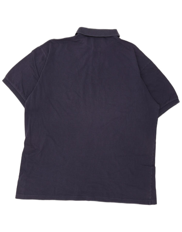 Мужская рубашка-поло Conte of Florence 2XL темно-синяя, хлопок