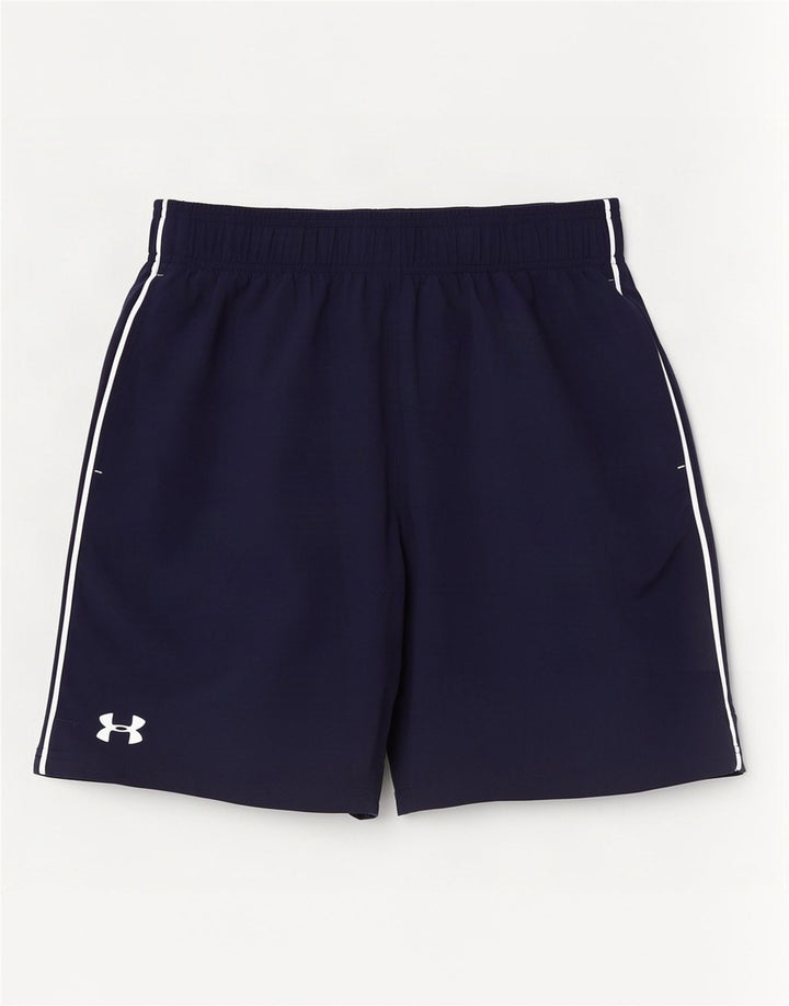 Мужские спортивные шорты Under Armour, большие темно-синие, полиэстер