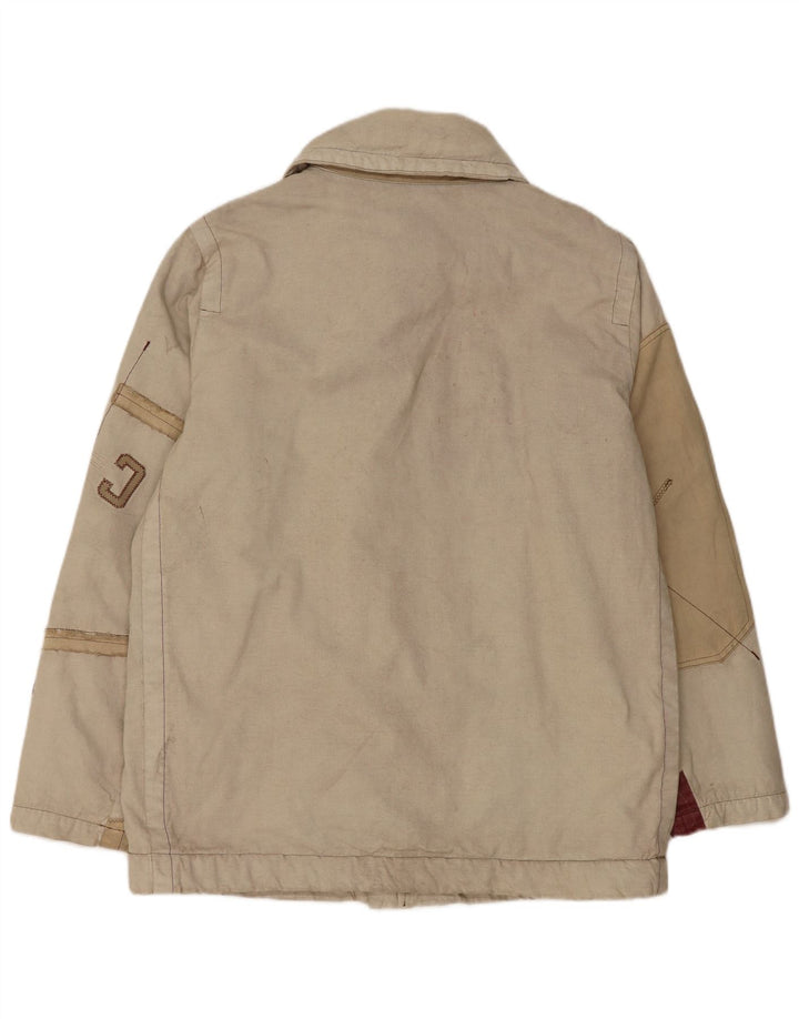 MURPHY & NYE Mens Bomber Jacket UK 40 Large Beige Cotton