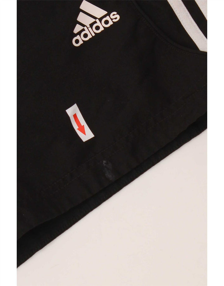 Мужские спортивные шорты Adidas Climalite, маленькие черные из полиэстера