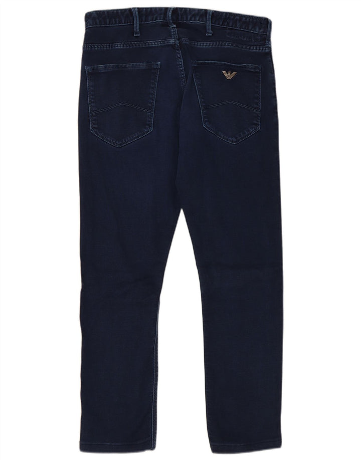 EMPORIO ARMANI Womens Slim Jeans W29 L26 Blue