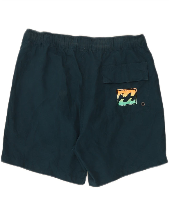 Billabong Мужские шорты для плавания с рисунком, маленькие, темно-синие