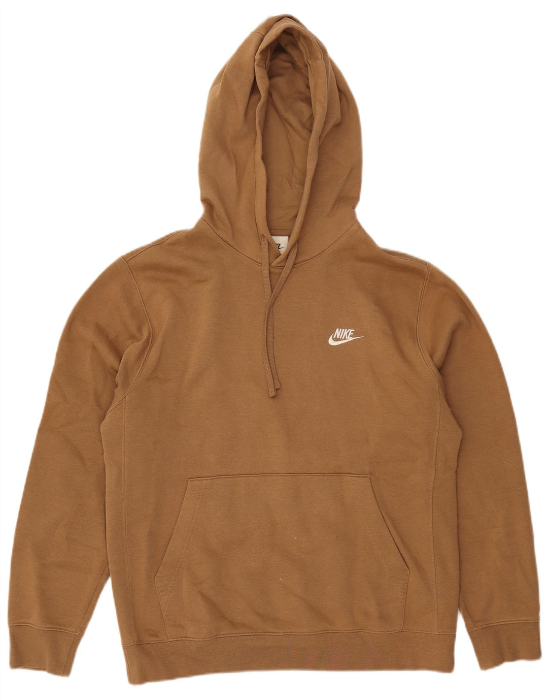 Мужской джемпер с капюшоном Nike, маленький бежевый, хлопок