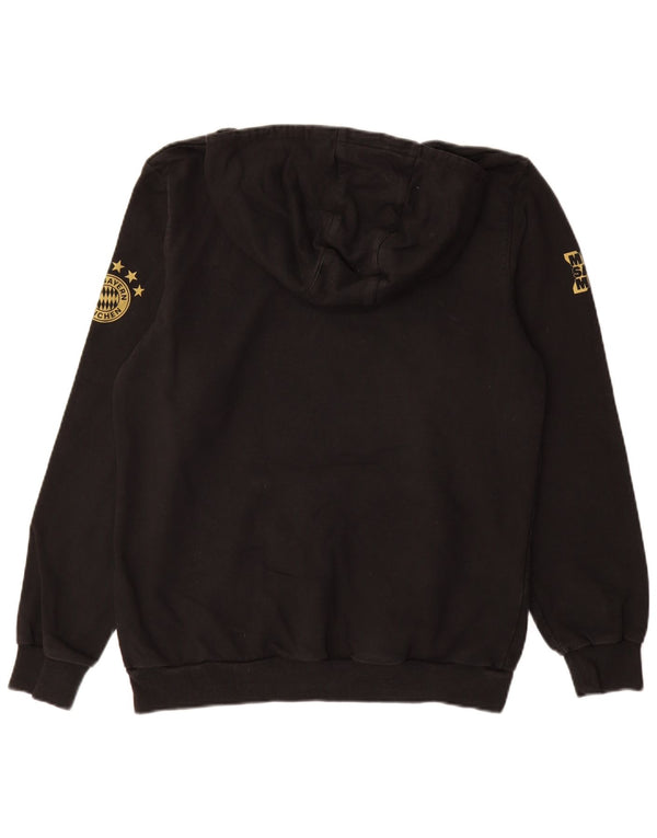 Мужской джемпер с капюшоном ADIDAS FC Bayern Munchen, большой черный, хлопковый