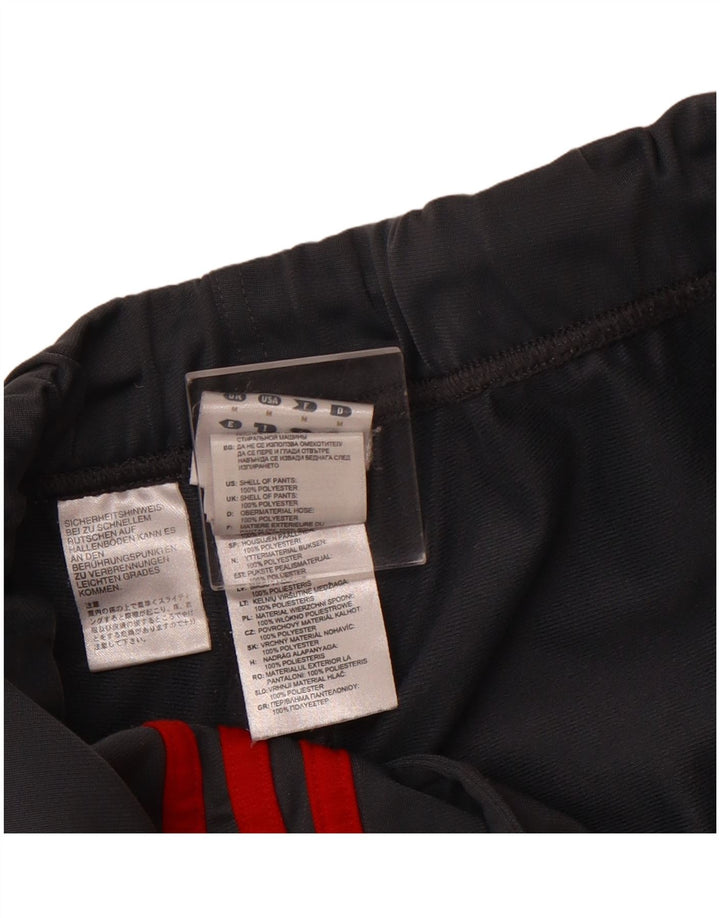 Мужские спортивные брюки ADIDAS из полиэстера среднего серого цвета