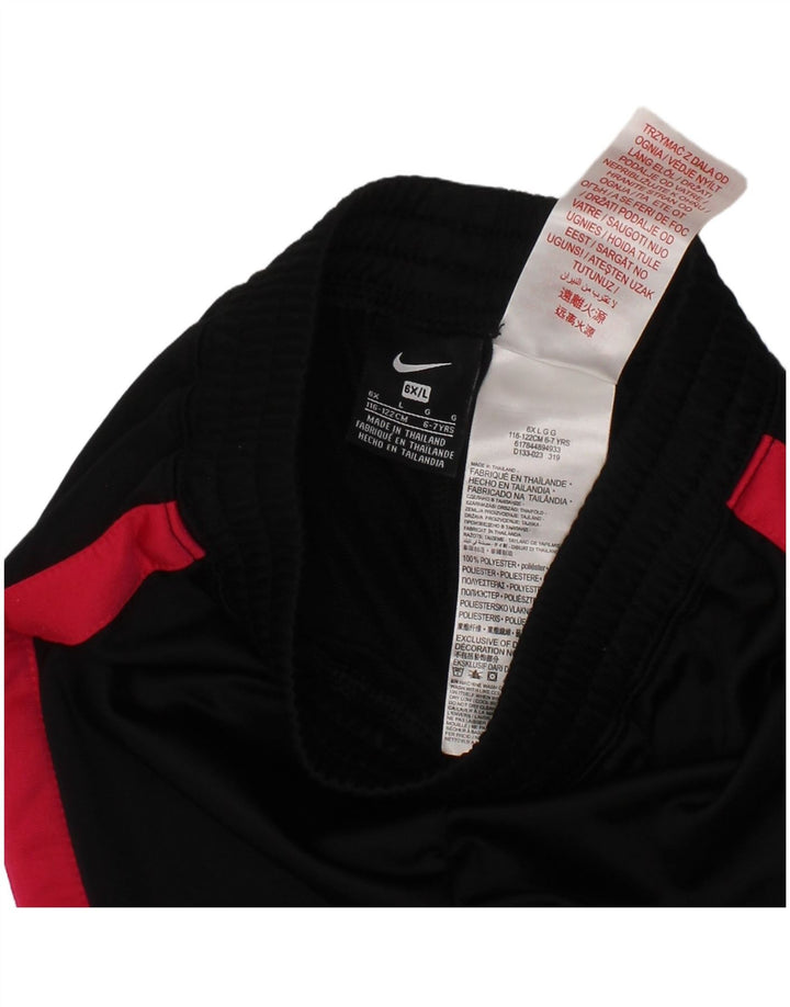 Спортивный костюм NIKE для девочек, брюки для бега, 6–7 лет, большие черные цветные блоки