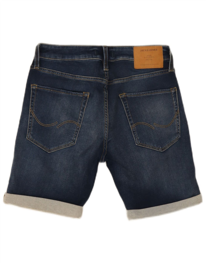 Мужские джинсовые шорты Jack & Jones, маленькие, синие, хлопок, W29