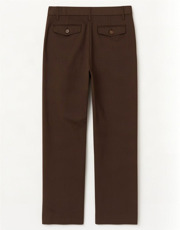 Женские прямые костюмные брюки Zara EU 36 XS W26 L32 коричневые