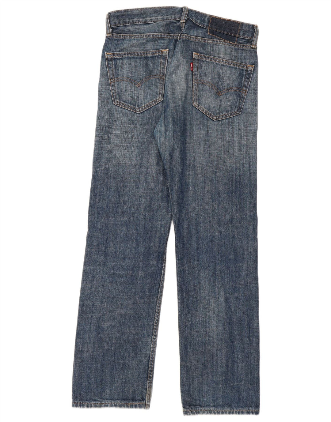 Женские прямые джинсы Levi's W30 L30 темно-синие, хлопок