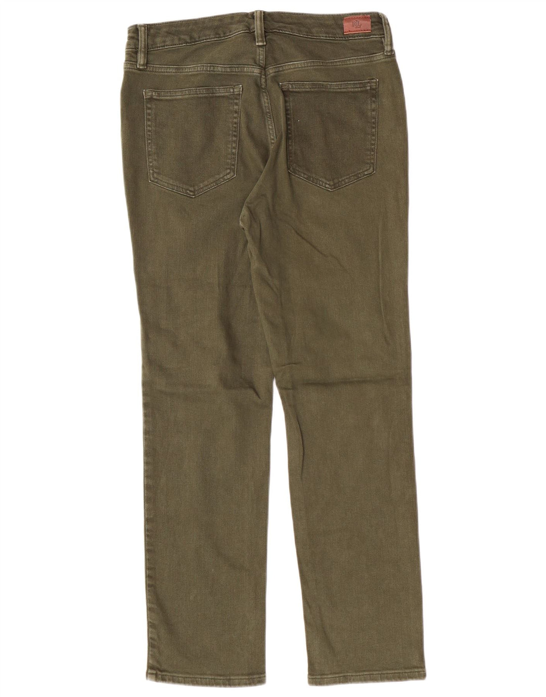 RALPH LAUREN Женские прямые джинсы США 6 Средний W28 L26 Хаки Хлопок