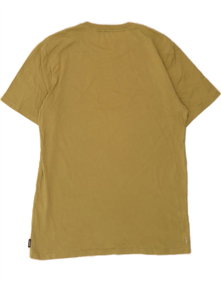 HURLEY Mens Graphic T-Shirt Top Medium Yellow Cotton Vintage Hurley and Second-Hand Hurley from Messina Hembry 