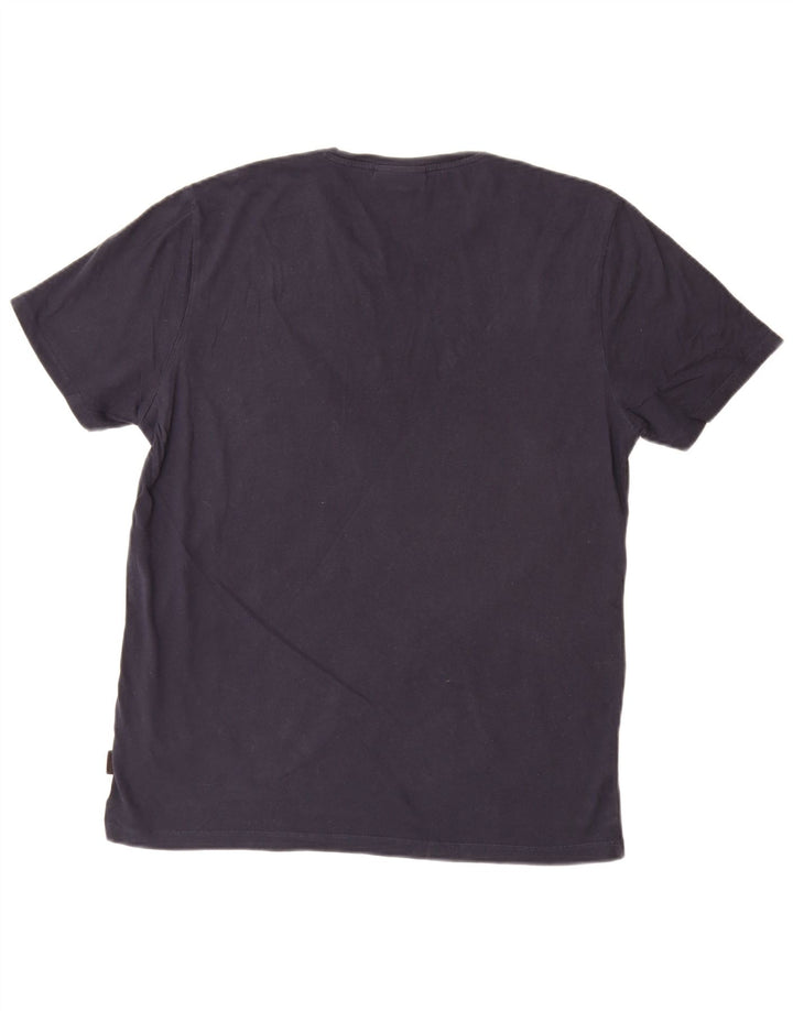 CALVIN KLEIN Мужская футболка с рисунком, большой темно-синий