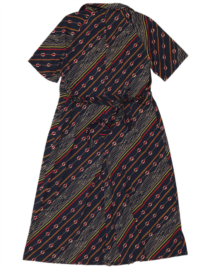 Женское платье трапециевидного силуэта Persona больших размеров, размер 27 XL, темно-синий, полиамид