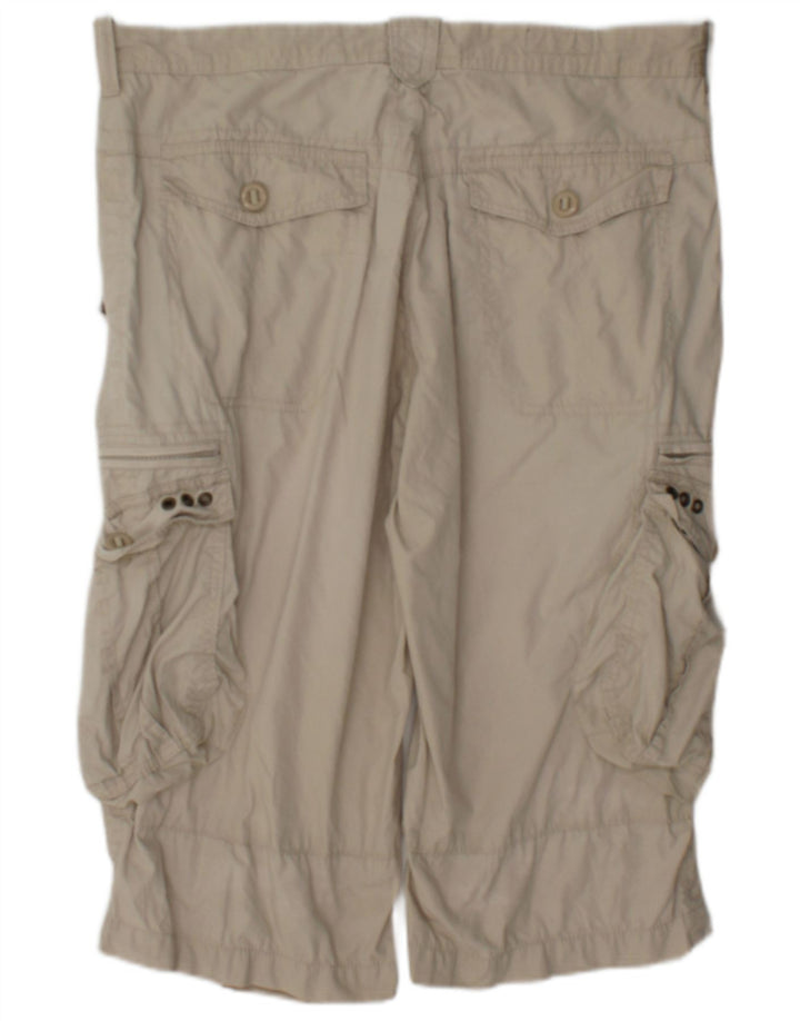 Мужские шорты карго Marks & Spencer Blue Harbour W36, большие, бежевые, хлопок