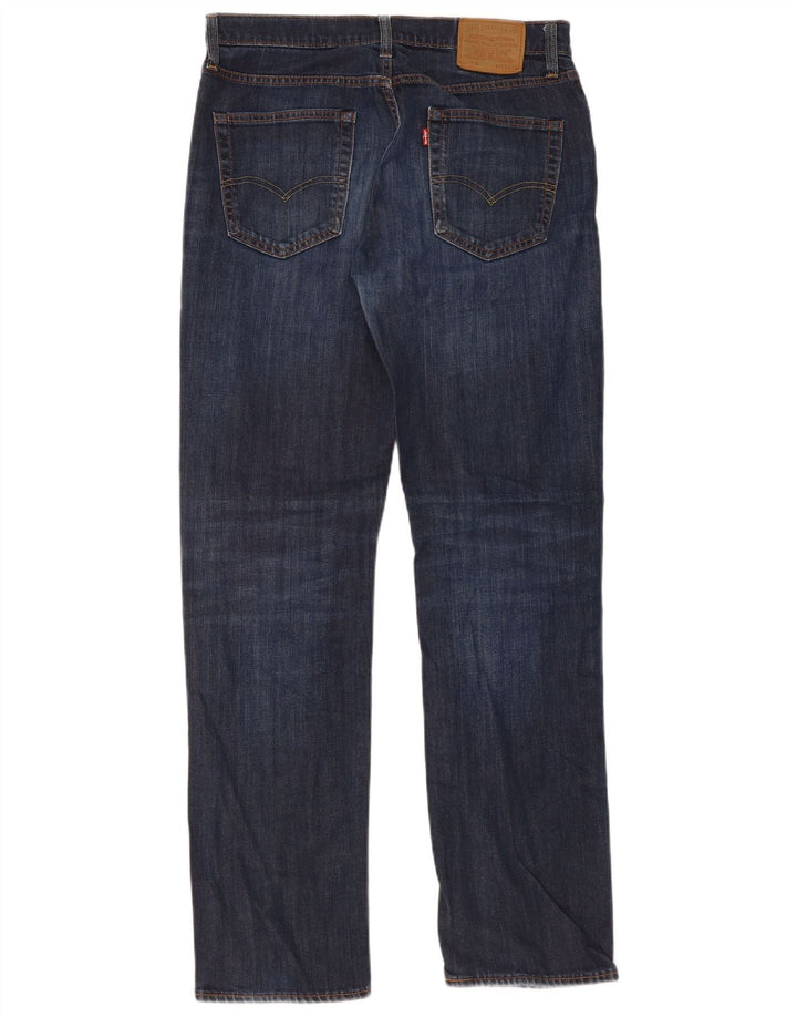 Мужские прямые джинсы Levi's 514 W33 L34 темно-синие