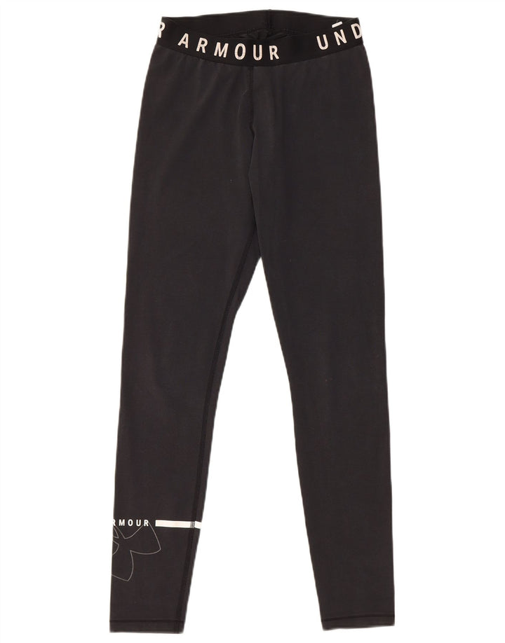 Женские леггинсы с рисунком Under Armour UK 10, маленькие, черные