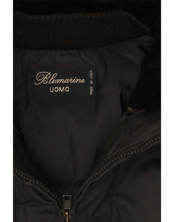 Мужская парка Blumarine UK 40, большая черная