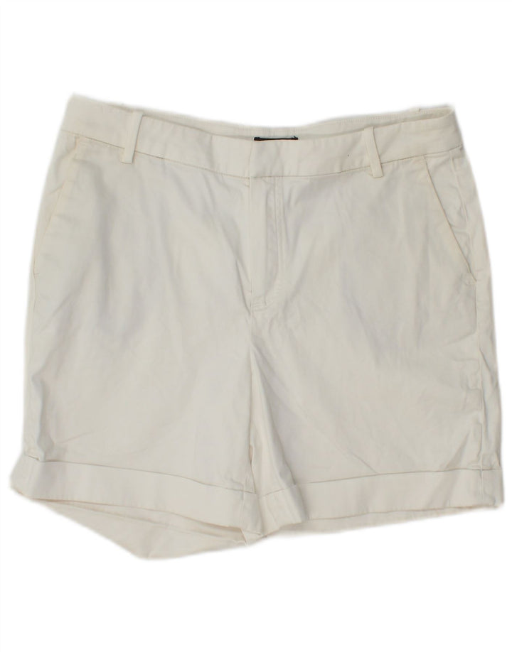 Женские шорты чинос Massimo Dutti EU 38, маленькие W28, белый хлопок