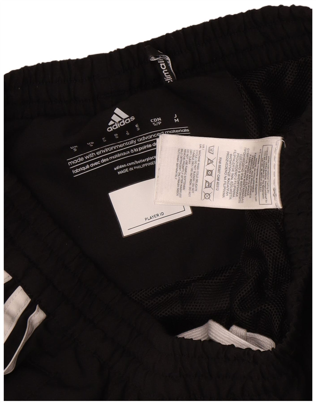 Мужские спортивные брюки ADIDAS Climalite, маленький черный полиэстер