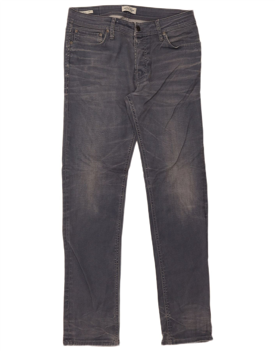 Мужские джинсы Jack & Jones Tim Slim W34 L34, серый хлопок