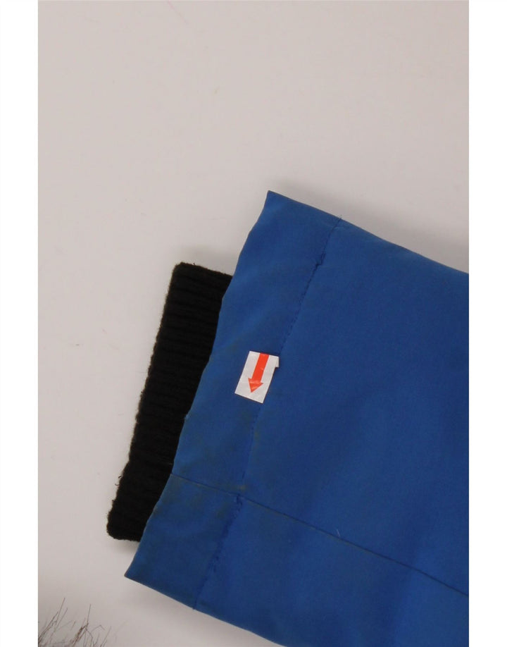 SUPERDRY Мужское стеганое пальто с капюшоном и графическим рисунком UK 36, маленький синий нейлон