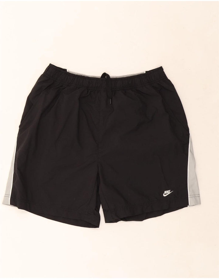 Мужские спортивные шорты Nike XL, черные, полиэстер с цветными блоками