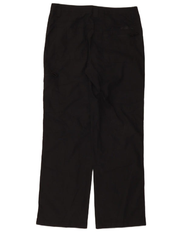 Женские прямые брюки карго Mountain Warehouse UK 10, маленькие W30 L30, черные