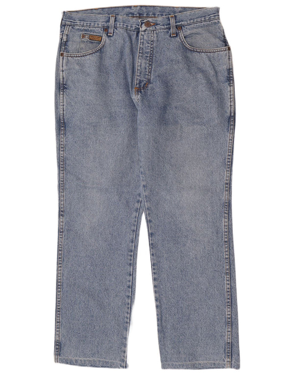 Мужские прямые джинсы Wrangler Texas Regular W36 L28, синий хлопок
