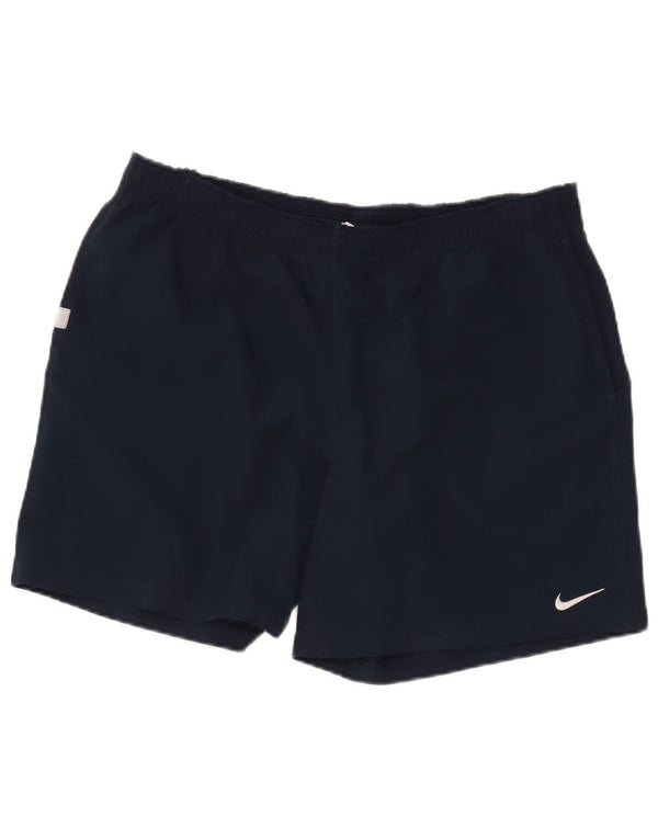 Женские спортивные шорты Nike Dri Fit UK 18 XL, темно-синий полиэстер