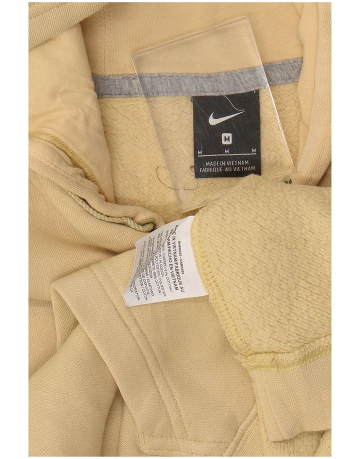 Мужской джемпер с капюшоном NIKE, желтый, хлопковый, средний цвет