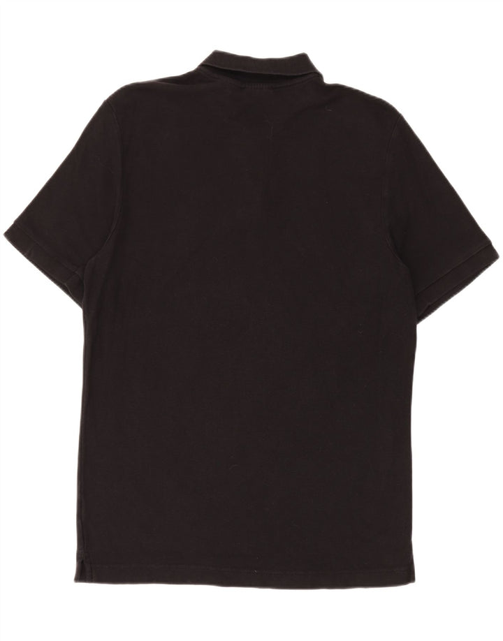 Мужская рубашка-поло FILA среднего размера, черная, хлопок