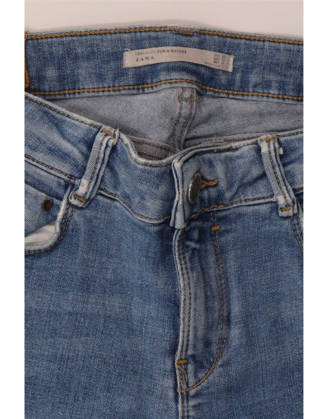 Женские джинсы скинни Zara W25 L28 синие