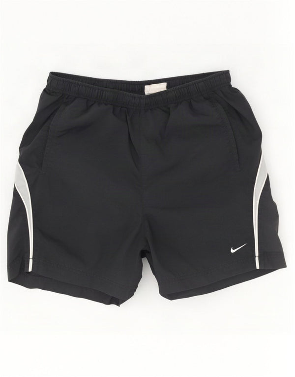 Мужские спортивные шорты Nike XL, черные нейлоновые с цветными блоками