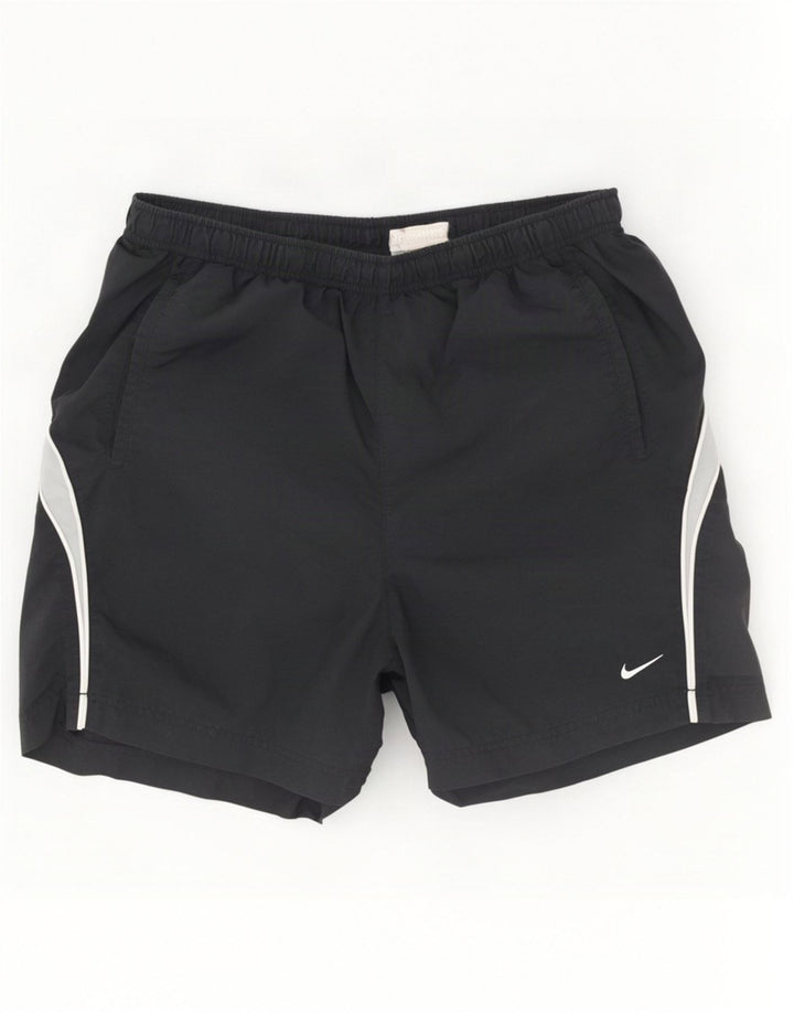 Мужские спортивные шорты Nike XL, черные нейлоновые с цветными блоками