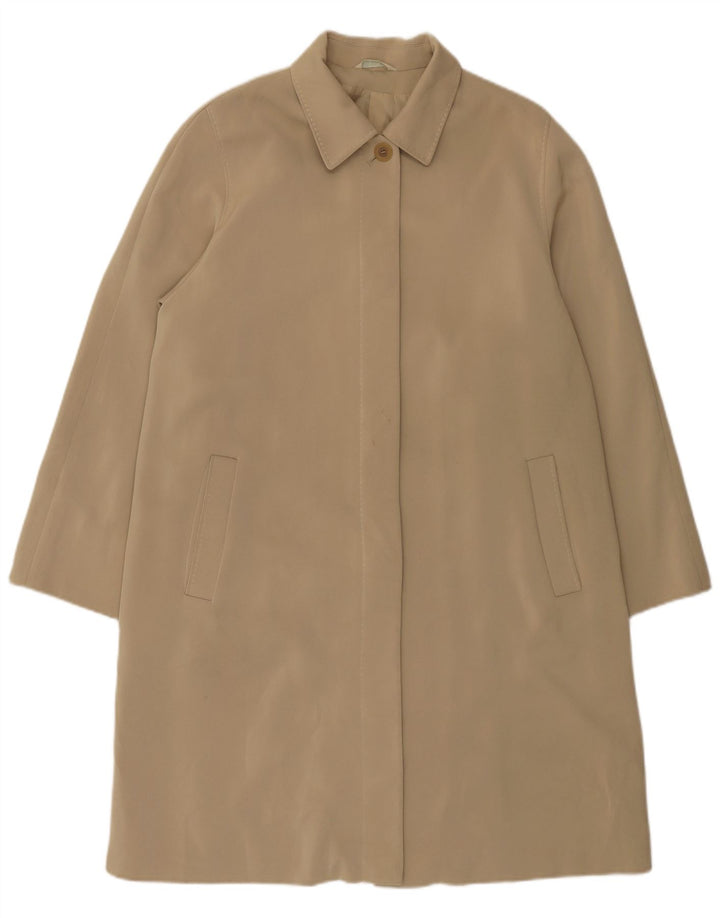 Женское пальто стандартного кроя Marks & Spencer UK 18 XL, бежевый полиэстер