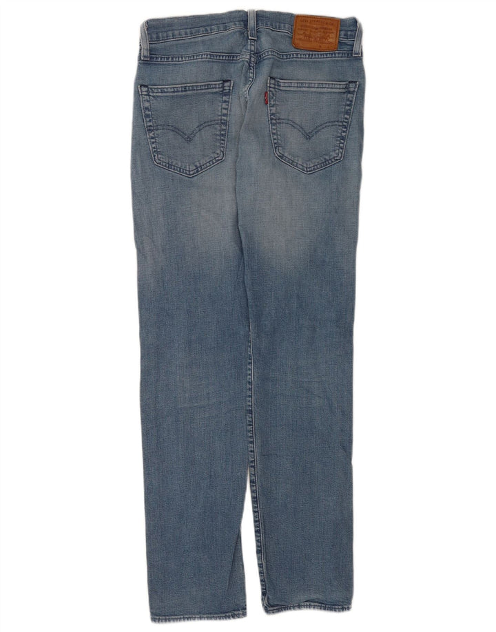 Мужские зауженные джинсы Levi's 502 W28 L32 синие