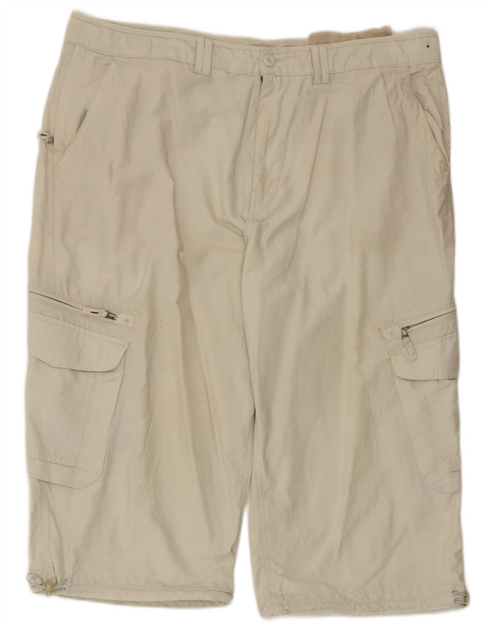 Мужские шорты карго Marks & Spencer W40 XL, бежевые, хлопок