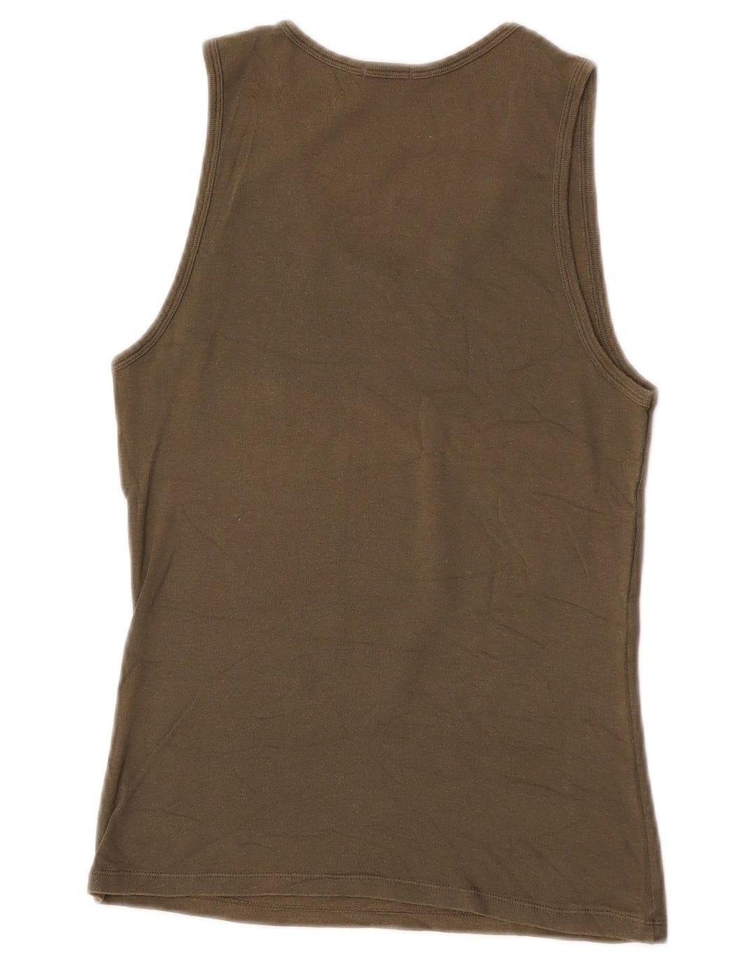 Женский жилет с графическим рисунком Benetton Top UK 8 Small Khaki
