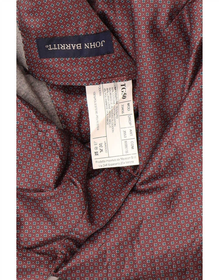 Женский пиджак John Barritt на 2 пуговицах IT 50 XL Серый хлопок