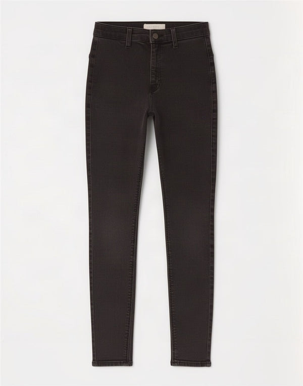 Женские джинсы скинни Topshop Joni W28 L26, черный хлопок